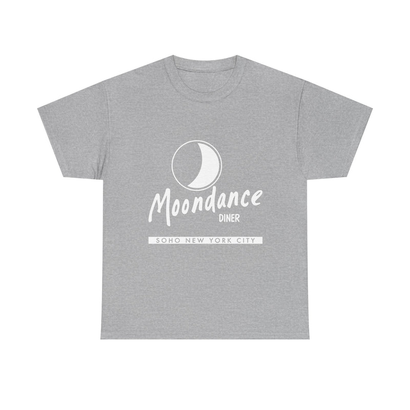 Load image into Gallery viewer, Moondance Diner T-Shirt - Restaurant Industry Defunct NYC Logo Tee
