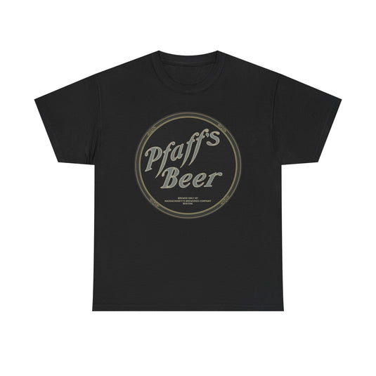 Pfaff's Beer Boston Massachusetts Brewery Company Logo T-Shirt