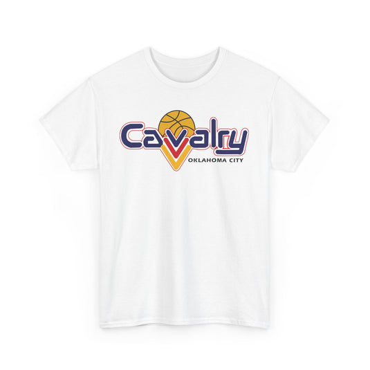 Oklahoma City Cavalry 1990-1997 CBA Basketball T-shirt