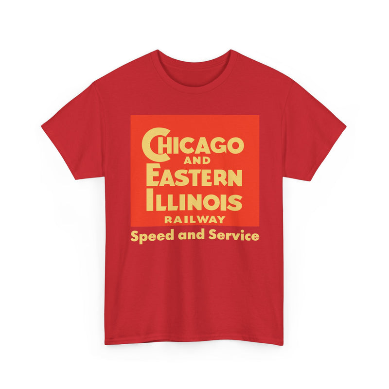 Load image into Gallery viewer, Chicago Eastern Illinois Speed Service Railroad Logo Train T-Shirt

