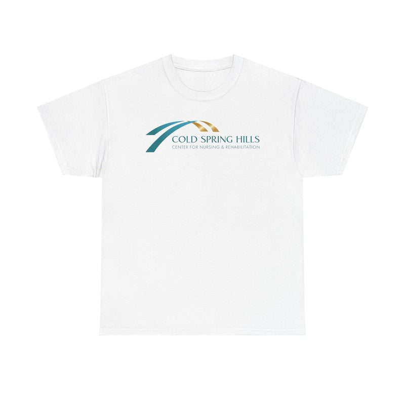 Load image into Gallery viewer, Cold Spring Hills T-Shirt Nursing Rehabilitation Bankrupt Company Logo Tee
