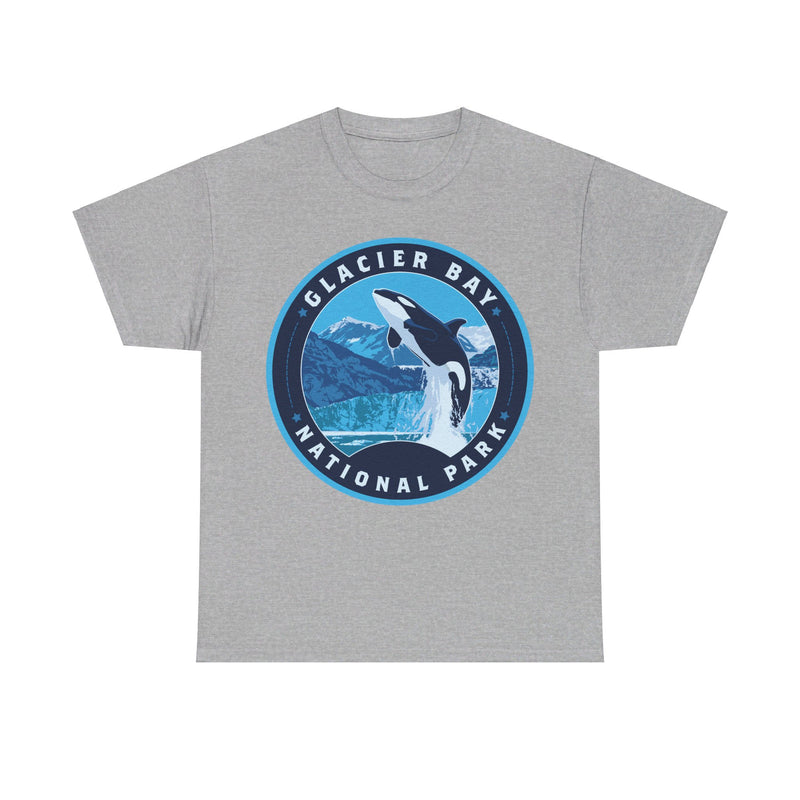 Load image into Gallery viewer, Glacier Bay National Park Alaska Round Logo T-shirt
