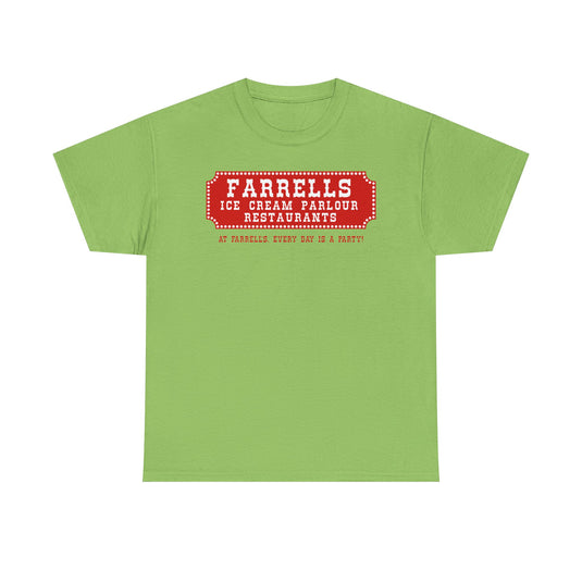 Farrells Ice Cream Parlour Restaurant Chain Vintage Logo T-Shirt