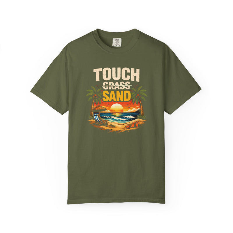 Load image into Gallery viewer, Touch Grass Sand Credit Card Points Miles Travel T-shirt
