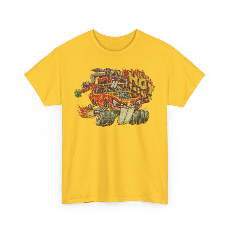 Load image into Gallery viewer, Weird Wheels Hot Rabbit 1980 Topps Racing Monster Truck Trading Card T-shirt
