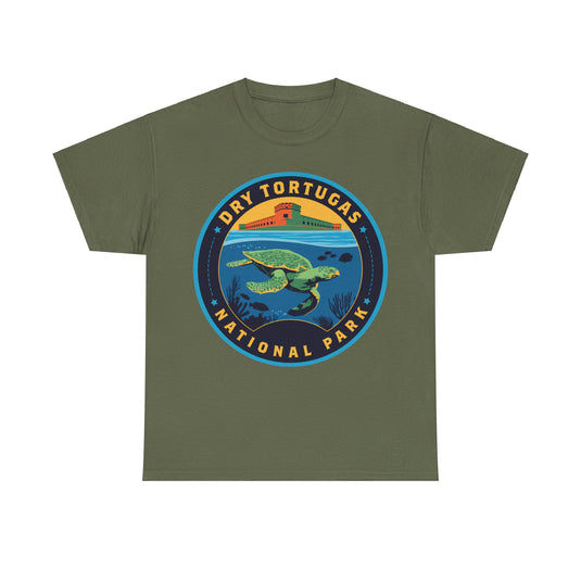 Dry Tortugas National Park Florida Round Logo T-shirt