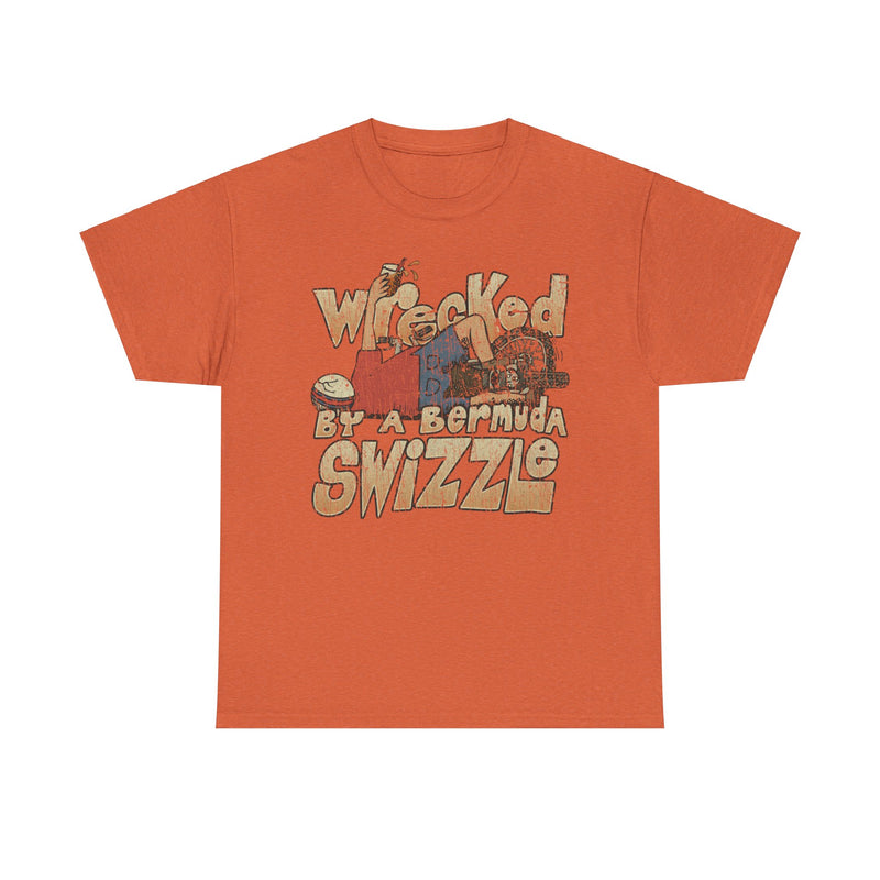 Load image into Gallery viewer, Wrecked by a Bermuda Swizzle 1983 Alcohol Vacation T-shirt
