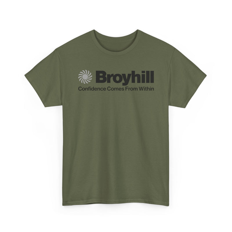 Load image into Gallery viewer, Broyhill T-Shirt Defunct Furniture Company Confidence Comes From Within Tee
