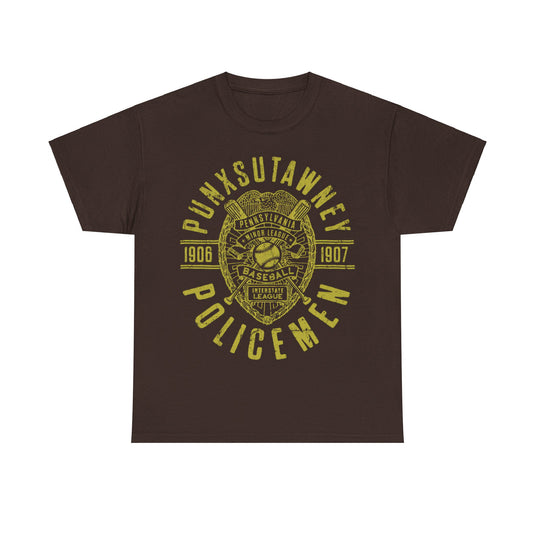 Punxsutawney Policemen Pennsylvania Baseball T-shirt