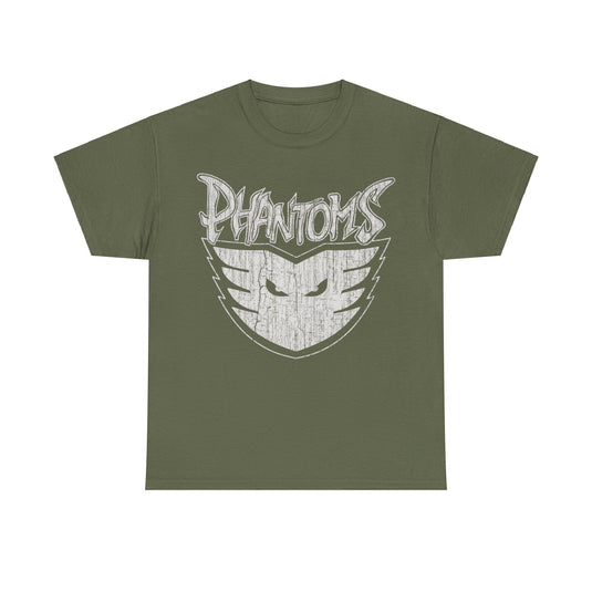 Philadelphia Phantoms Pennsylvania White Logo Ice Hockey T-shirt