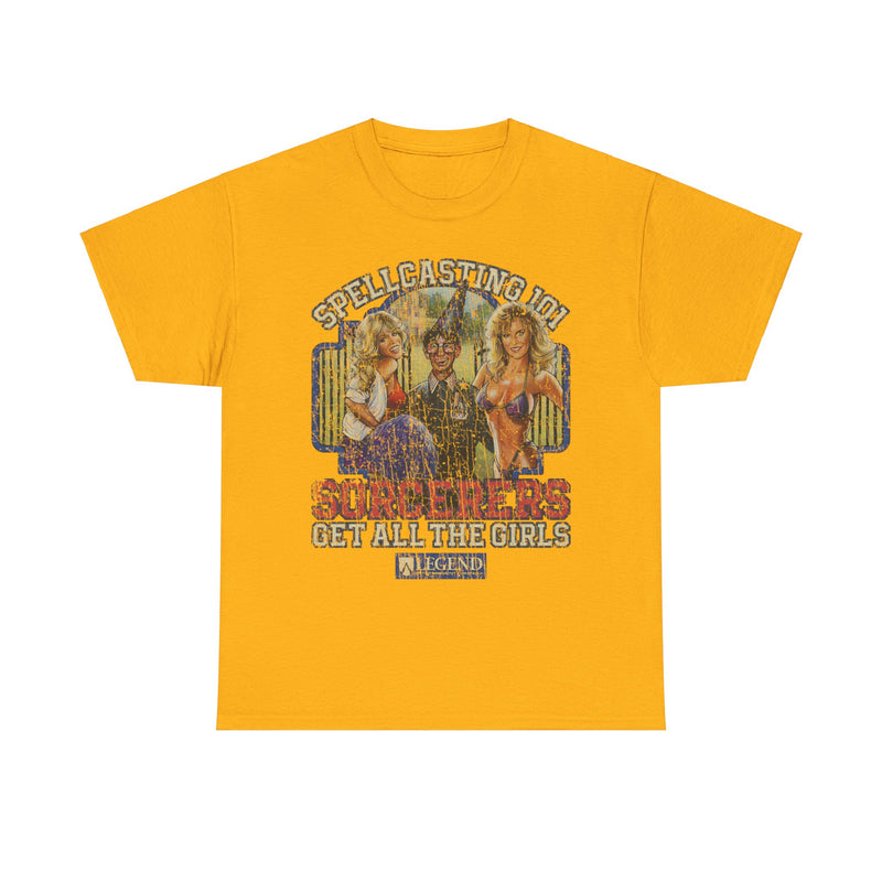 Load image into Gallery viewer, Spellcasting 101 Sorcerers Get All the Girls 1990 Adventure Video Game T-shirt
