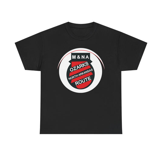 Missouri Arkansas Ozarks North Arkansas Route Railroad Logo T-Shirt