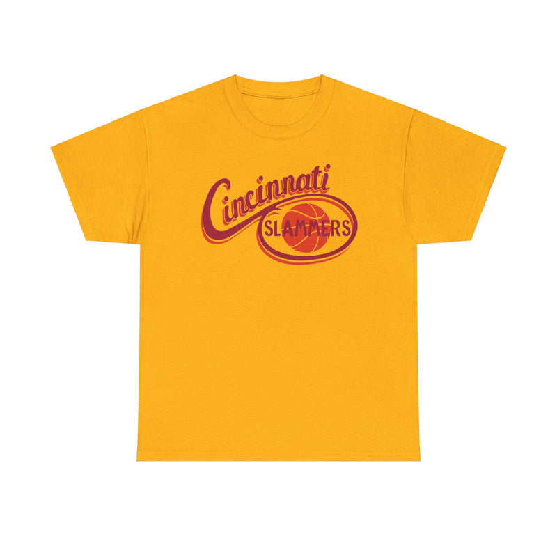 Load image into Gallery viewer, Cincinnati Slammers Ohio CBA Basketball 1984-1987 T-shirt
