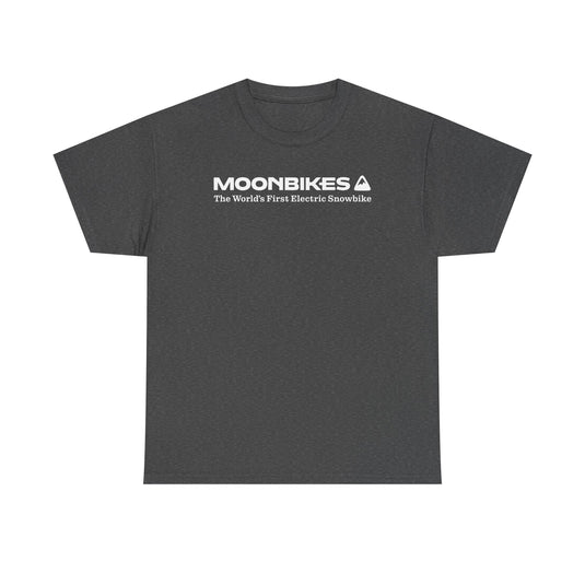 MoonBikes T-Shirt Bankrupt Electric Snowbike Company Defunct Logo Tee