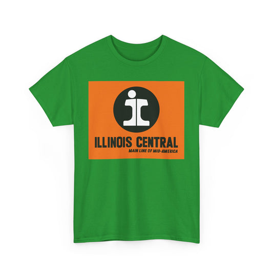 Illinois Central Main Line Mid-America Railroad Logo Train T-Shirt