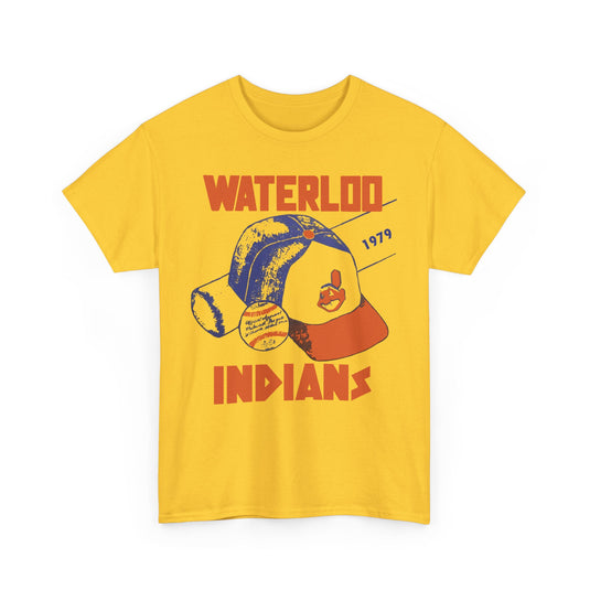 Waterloo Indians Baseball 1977-1988 Iowa T-shirt
