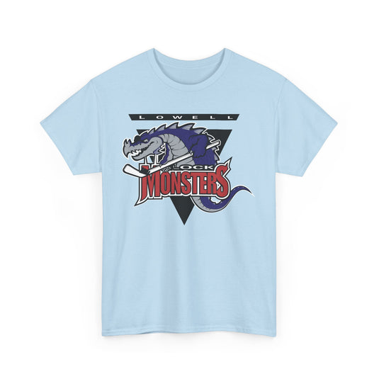 Lowell Lock Monsters American Hockey League 1998-2006 Massachusetts T-shirt