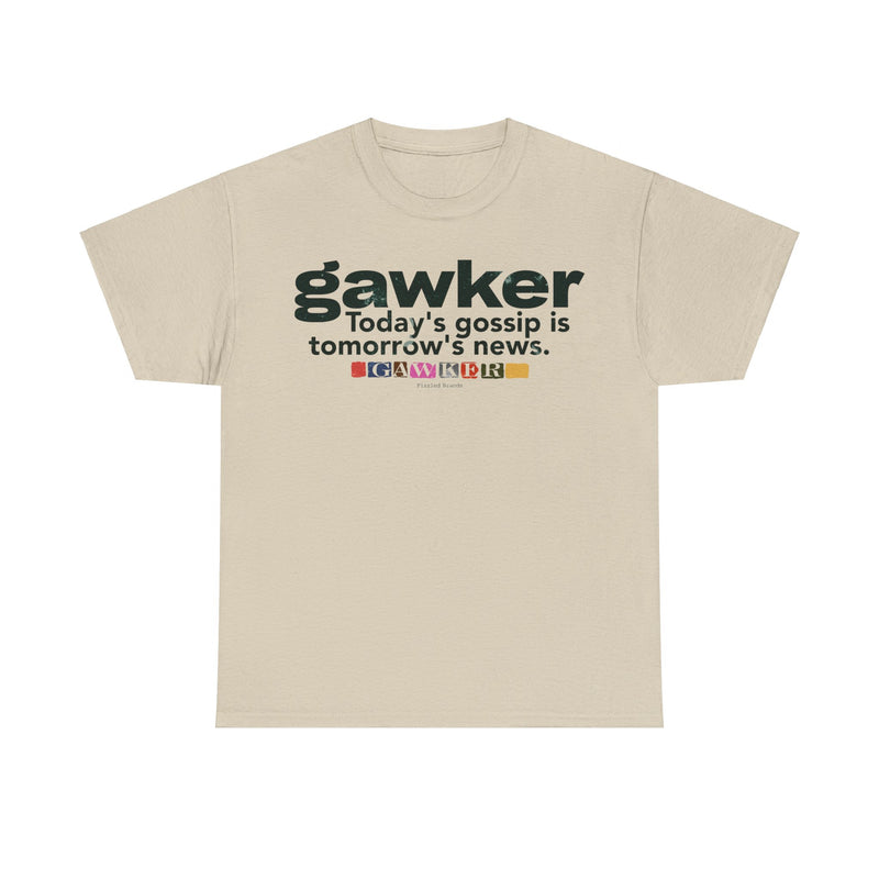 Load image into Gallery viewer, Gawker Todays Gossip Is Tomorrows News Retro Nostalgic Internet T-shirt
