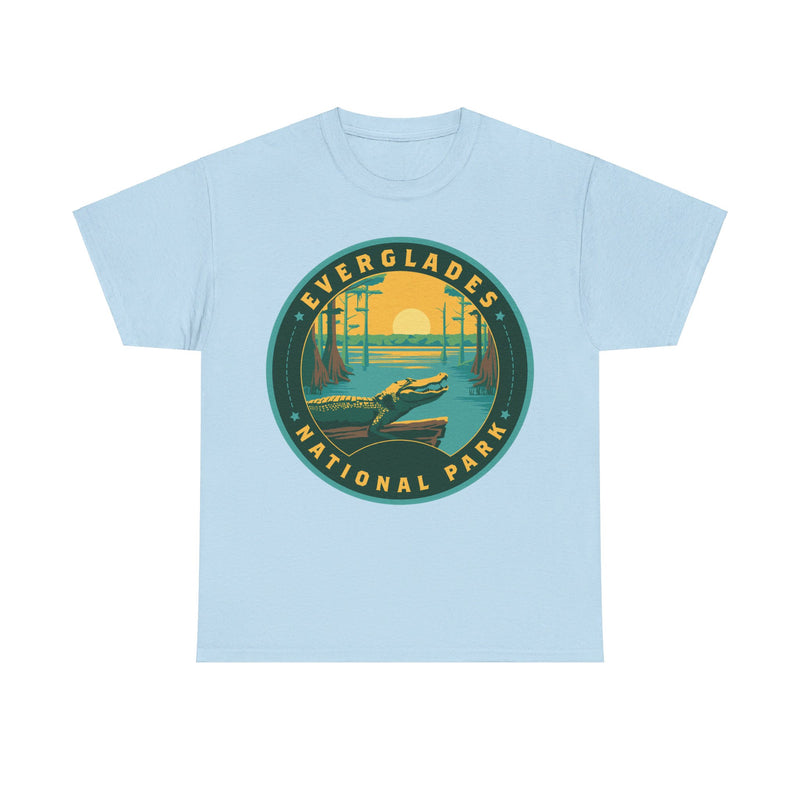 Load image into Gallery viewer, Everglades National Park Florida Round Logo T-shirt
