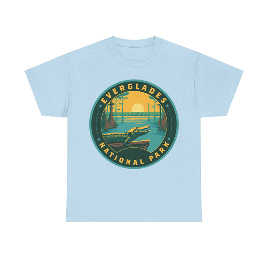 Everglades National Park Florida Round Logo T-shirt