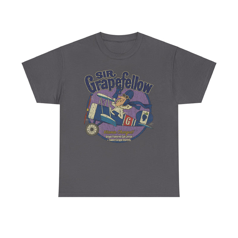 Load image into Gallery viewer, Sir Grapefellow Grape Flavored Oat Cereal Nostalgic T-shirt
