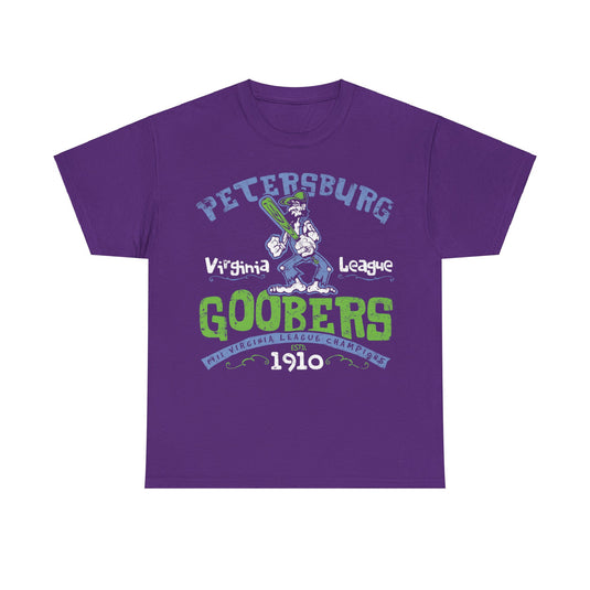 Petersburg Goobers Est 1910 Virginia Baseball T-shirt