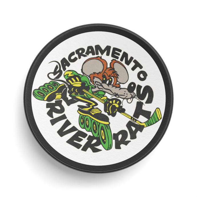 Sacramento River Rats Roller Nostalgic Pullover Hoody Hockey Puck
