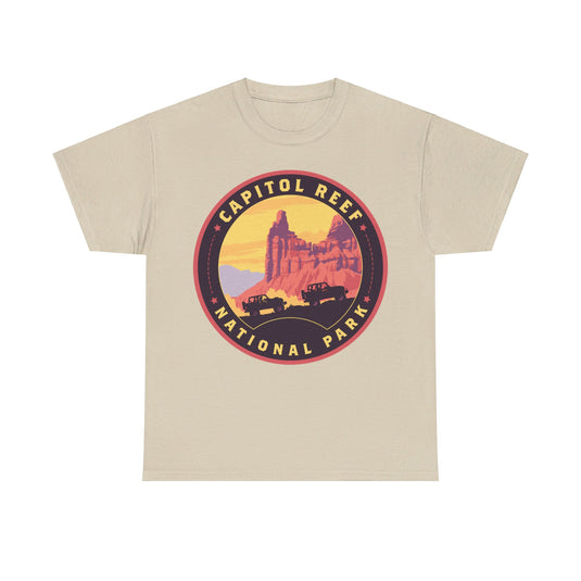 Capitol Reef National Park Utah Round Logo T-shirt