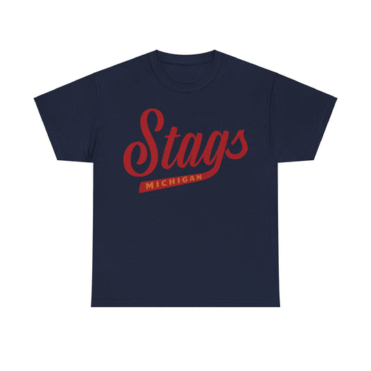 Michigan Stags WHA Hockey Team T-shirt