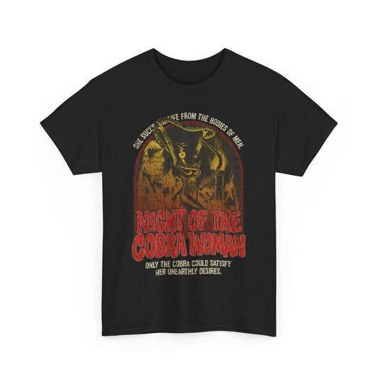 Night of The Cobra Woman 1972 Movie T-shirt
