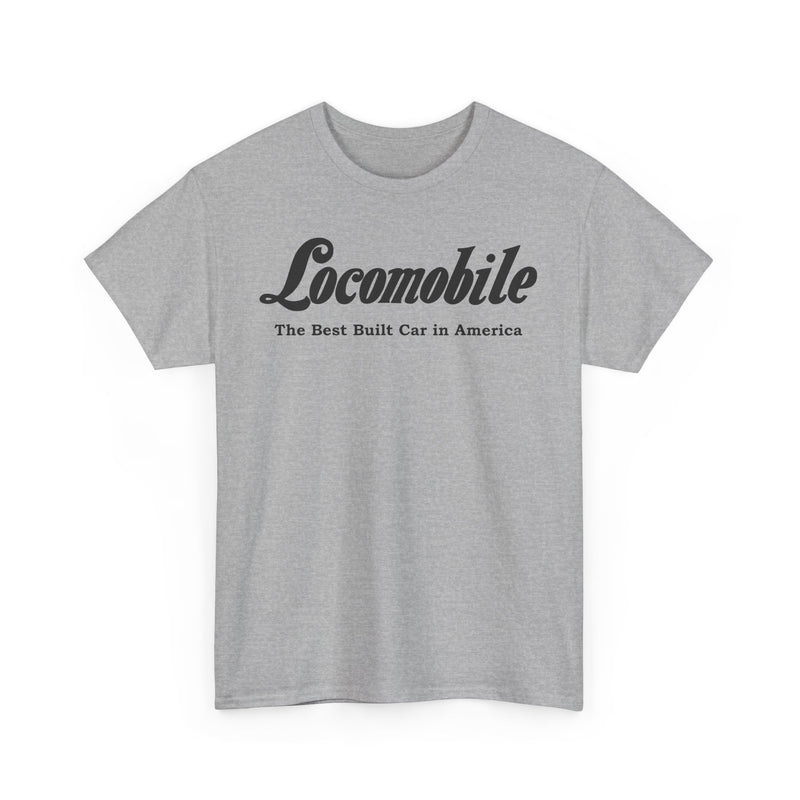 Load image into Gallery viewer, Locomobile The Best Built Car in America Vintage Script T-shirt
