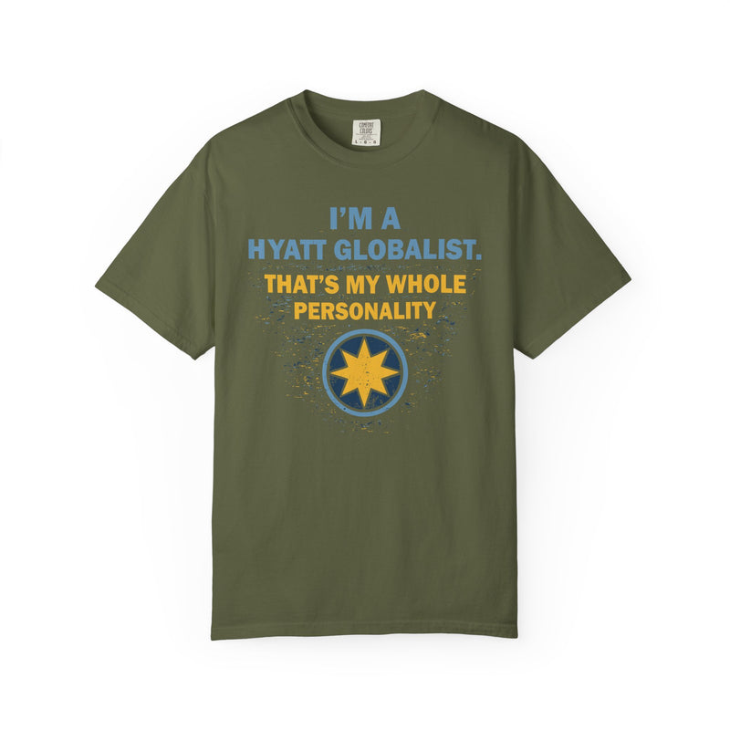 Load image into Gallery viewer, Hyatt Globalist Personality Credit Card Points Miles Travel T-shirt
