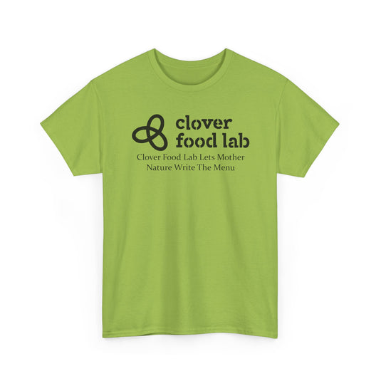 Clover Food Lab T-Shirt - Restaurant Chain Logo Tee - Vegetarian