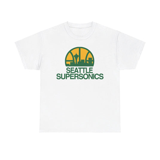 Seattle Supersonics Nostalgic Retro Basketball T-shirt