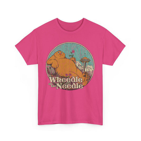 Wheedle on the Needle 1974 Seattle Washington Nostalgic Illustrated Book T-shirt