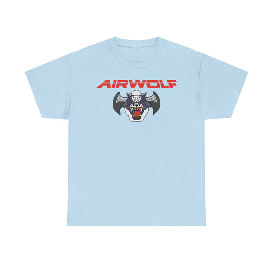 Airwolf 1984 Action Military Drama TV Show Helicopter T-shirt