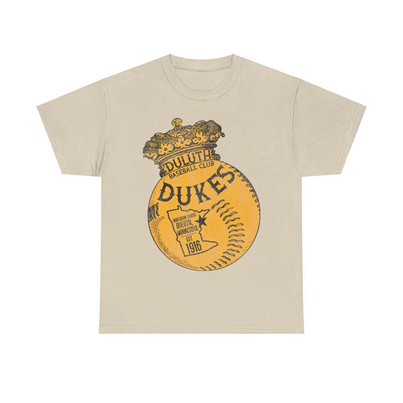 Load image into Gallery viewer, Duluth Dukes Nostalgic Retro Baseball Team T-shirt
