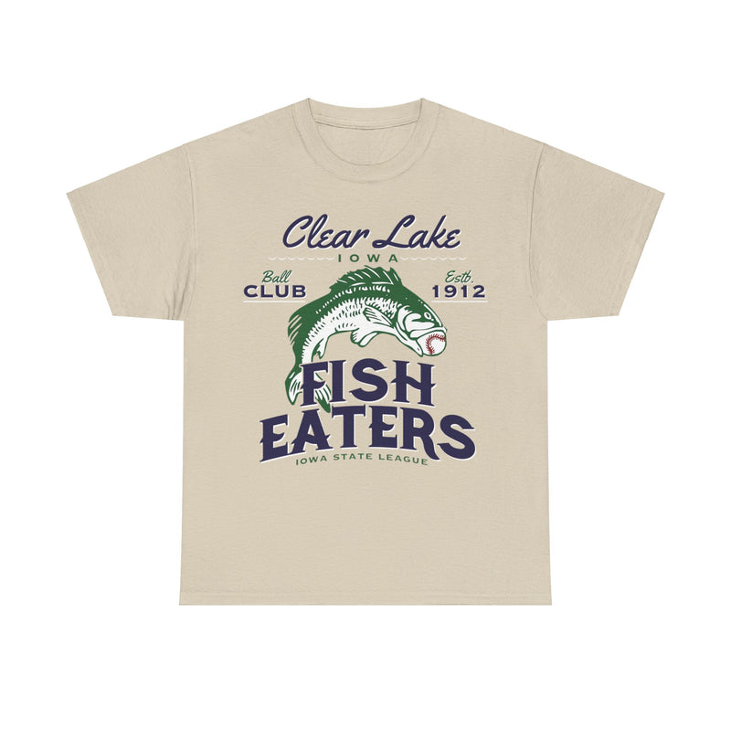 Load image into Gallery viewer, Clear Lake Fish Eaters Est 1912 Iowa Baseball T-shirt
