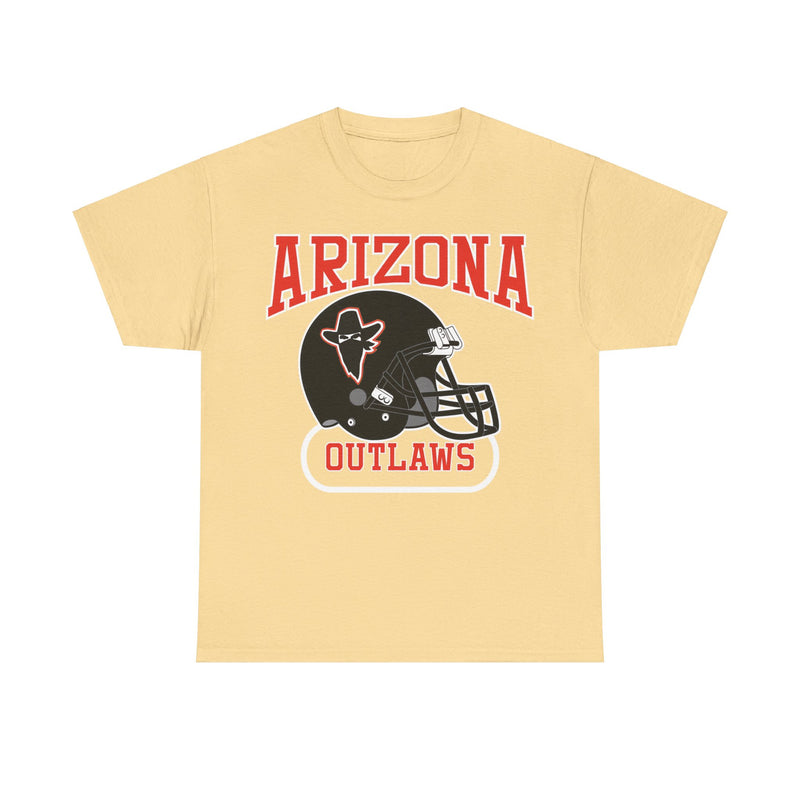 Load image into Gallery viewer, Arizona Outlaws Helmet Logo Football Team T-shirt
