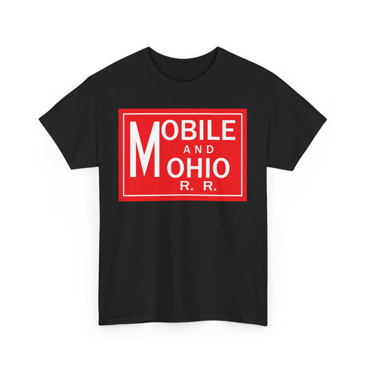 Mobile Ohio Railroad Vintage Train Railway Logo T-Shirt