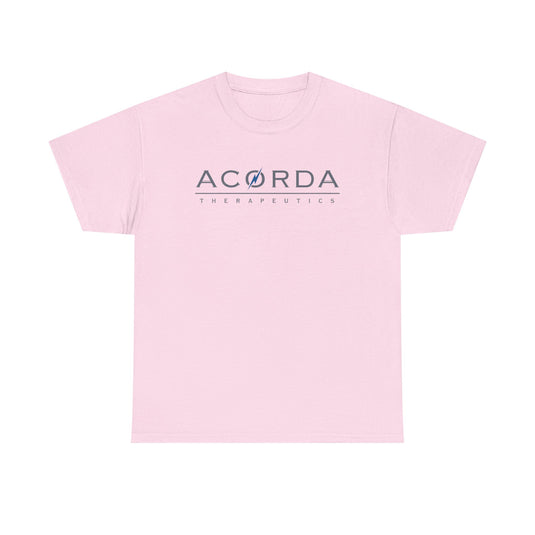 Acorda Therapeutics T-Shirt Defunct Pharmaceutical Company Logo Medical Tee