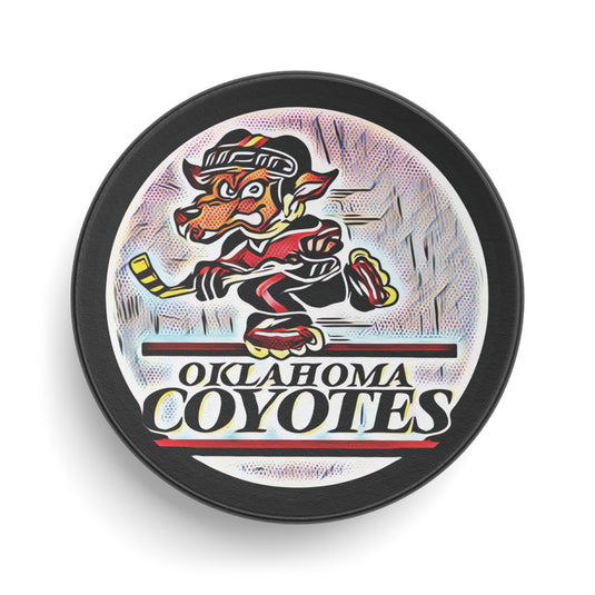 Oklahoma Coyotes Roller Hockey Puck