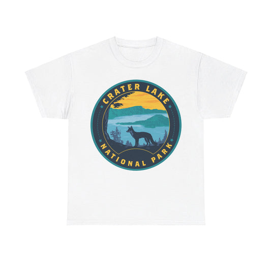 Crater Lake National Park Oregon Round Logo T-shirt