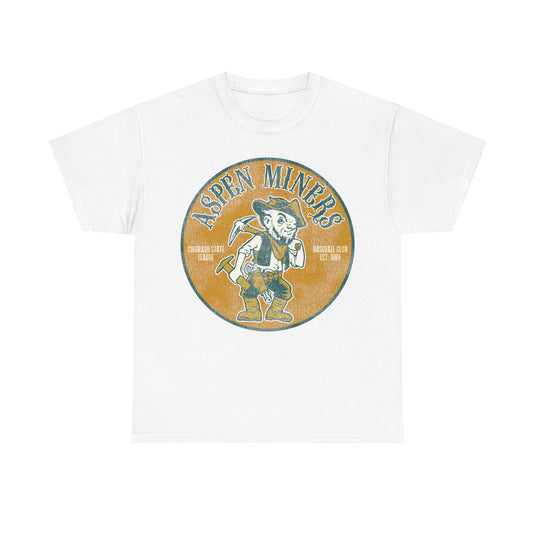 Aspen Miners Nostalgic Retro Baseball T-shirt