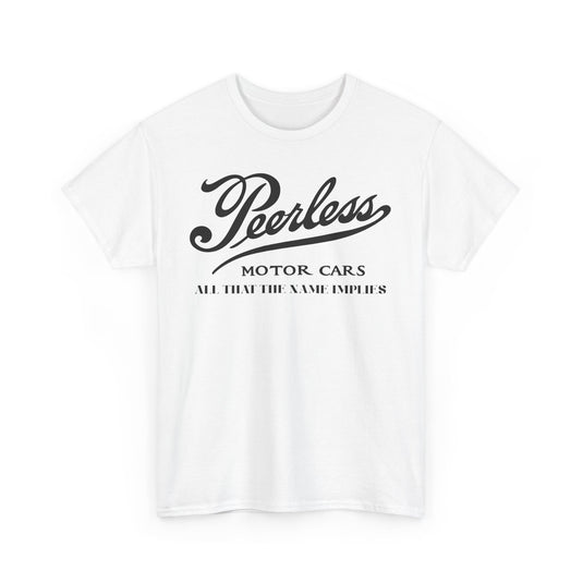 Peerless Motor Cars All That The Name Implies Vintage Logo T-shirt