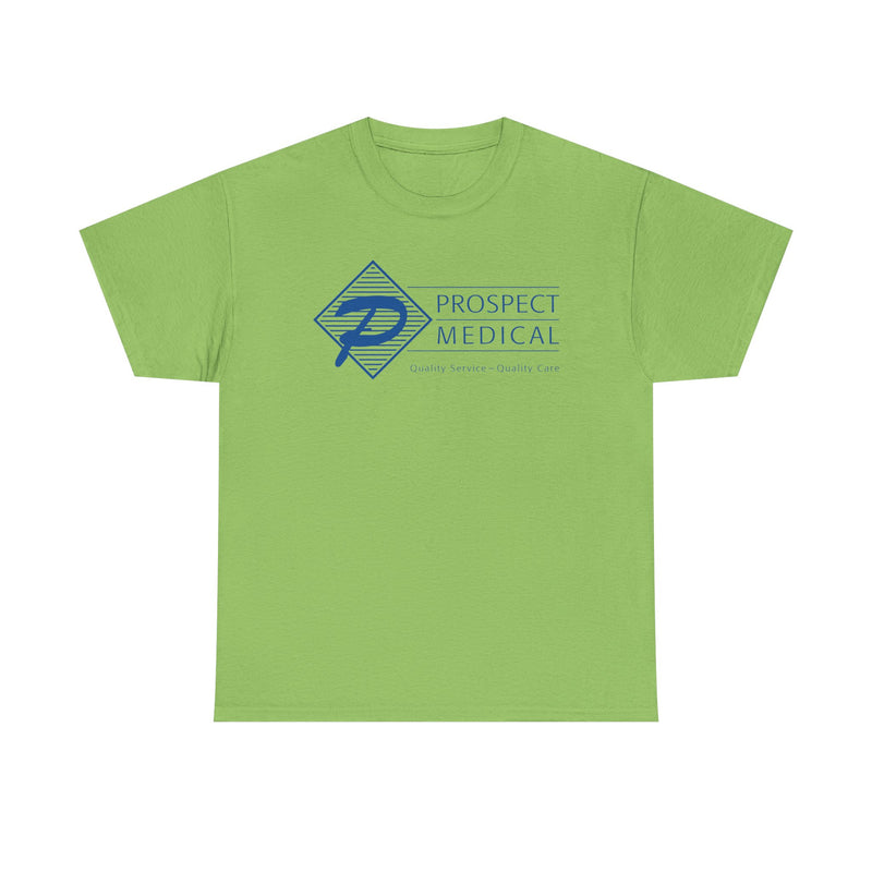 Load image into Gallery viewer, Prospect Medical T-Shirt Defunct Healthcare Company Bankrupt Logo Tee

