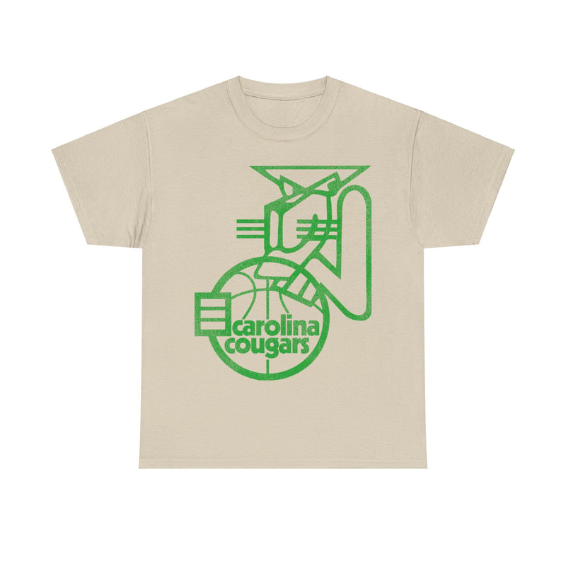 Load image into Gallery viewer, Carolina Cougars Green Logo Basketball Team Nostalgic Retro T-shirt
