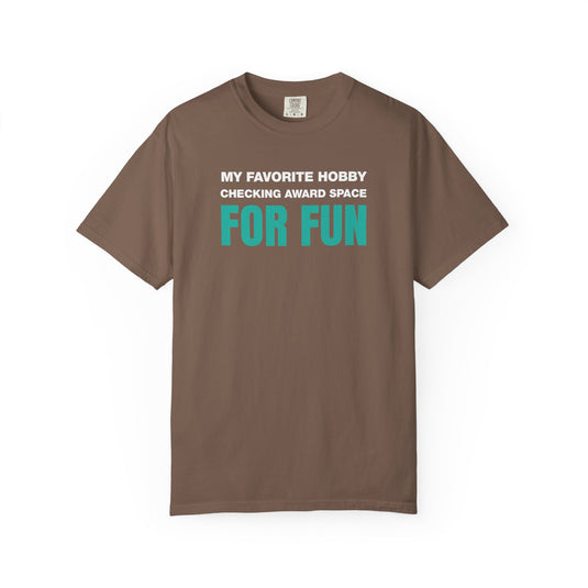 Award Space Fun Credit Card Points Miles Travel T-shirt