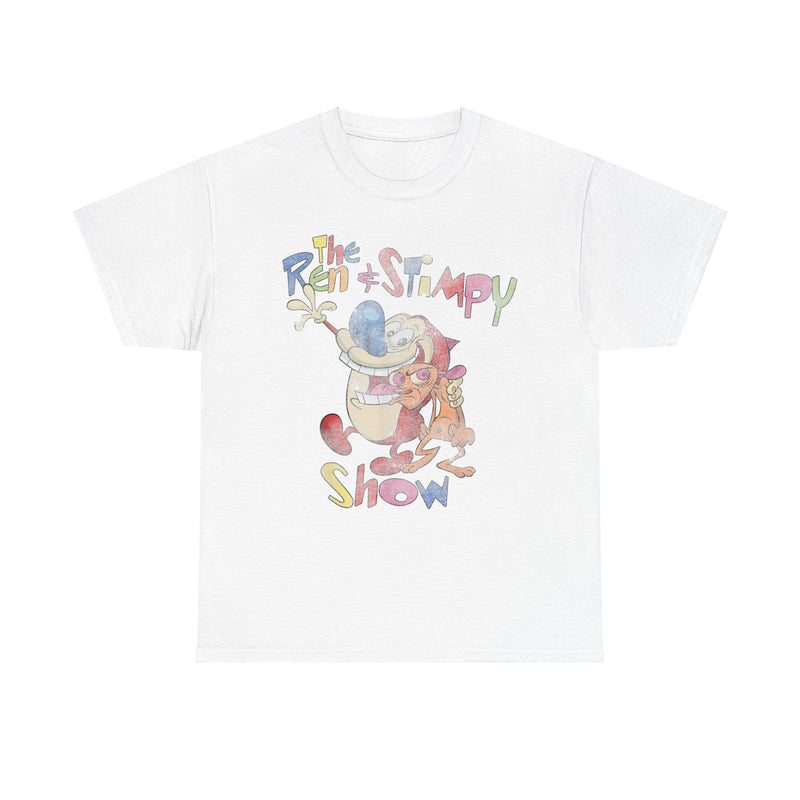 Load image into Gallery viewer, Ren Stimpy Logo Animated TV Show T-shirt
