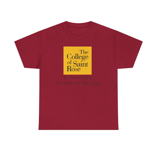 College of Saint Rose T-Shirt - Closed University Logo Tee - Albany NY